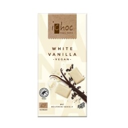 BIO VEGAN Rýžová čokoláda bílá s vanilkou iChoc 80 g