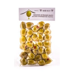 Olivy zelené s papričkou 150 g