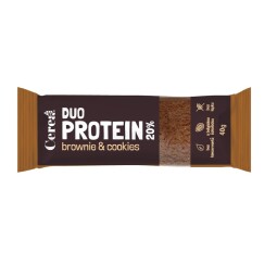 Tyčinka Duo protein - Brownie & Cookies 40 g
