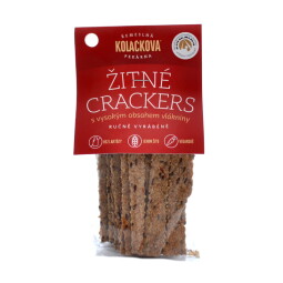 Žitné crackers s mrkví a lněným semínkem 90 g