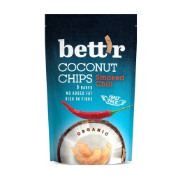 BIO Kokosové chipsy s chilli bett'r 70 g