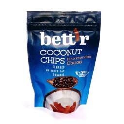 BIO Kokosové chipsy s kakaem bett'r 70 g
