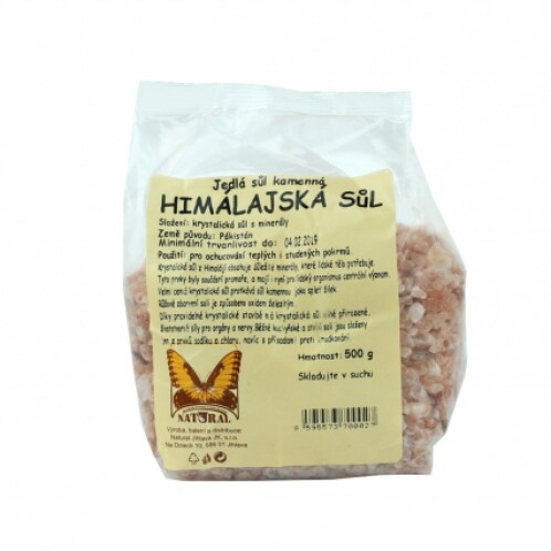 Sůl himalájská růžová hrubá 500 g
