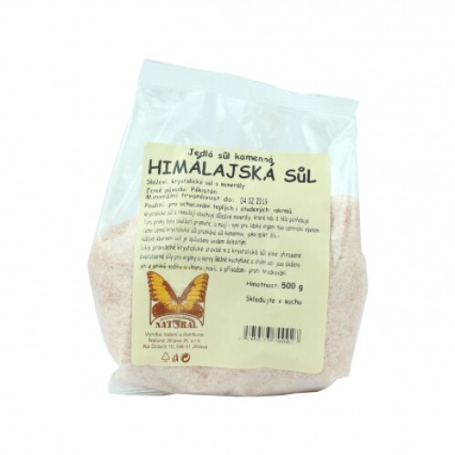 Himalájská sůl růžová jemná 500 g