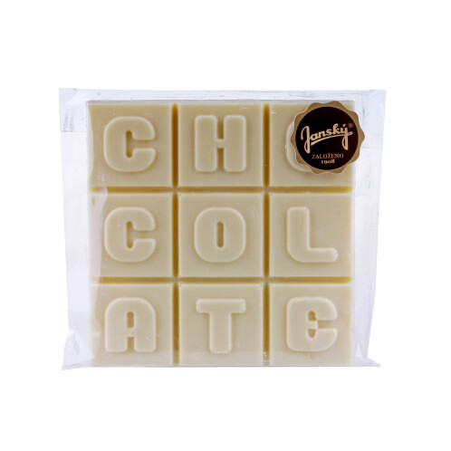 Bílá čokoláda 26% Janský 80 g