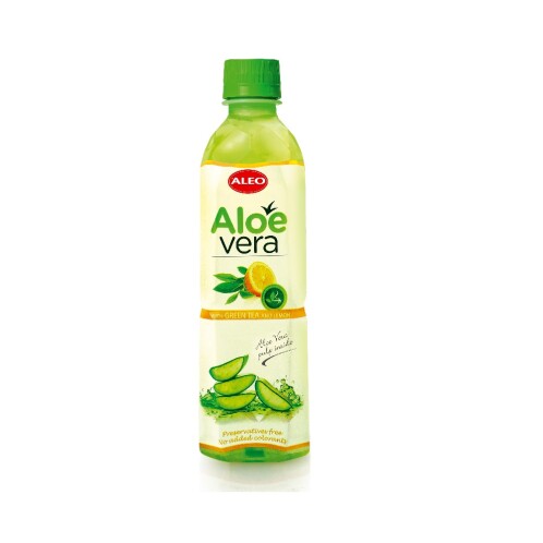 Aloe vera se zeleným čajem a citrónem 500 ml