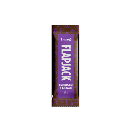 Tyčinka Flapjack kakao & mandle 60 g