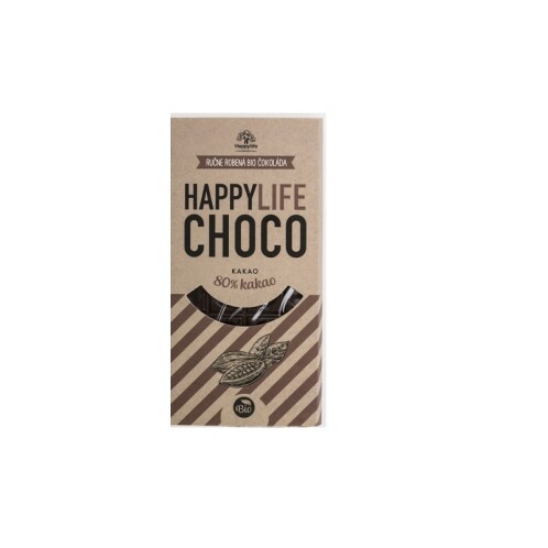 BIO CHOCO Čokoláda 80% kakao 70 g