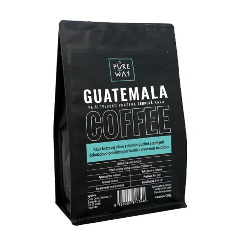 Káva Guatemala odrůdová zrnková 200 g