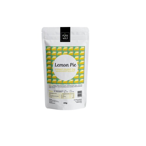 Sypaný zelený čaj aromatizovaný Lemon Pie ochucený Pure Way 40 g
