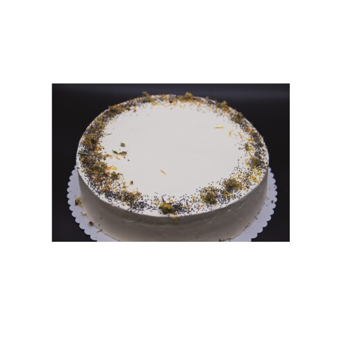 Makový dort s bez lepku citrónovým krémem s mascarpone