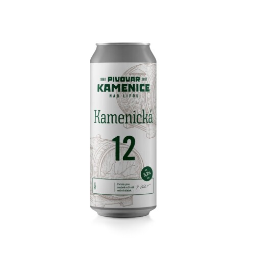 Pivo Kamenická 12° 500 ml