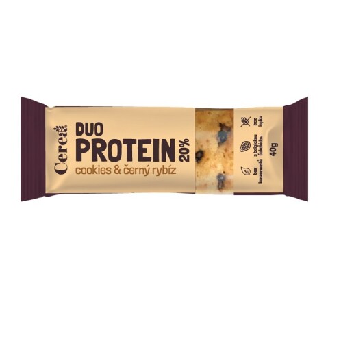 Tyčinka Duo protein - Cookies & Černý rybíz 40 g