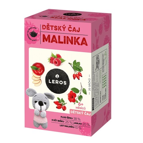 Dětský čaj Malinka Leros 40 g