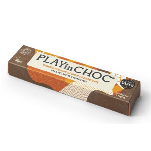 BIO Čokoládová tyčinka "mléčná" - PLAYin CHOC 30 g