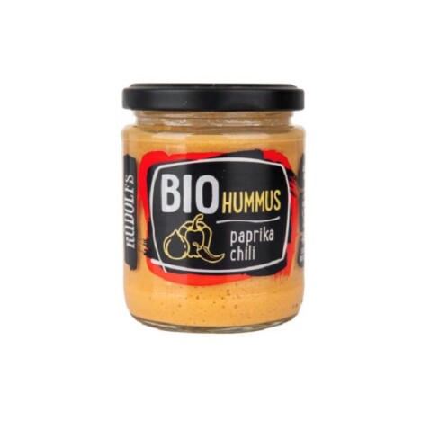 BIO Hummus pomazánka - cizrnová s paprikou a chilli Rudolfs 230 g