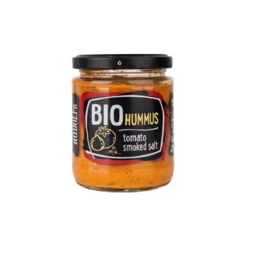 BIO Hummus pomazánka - cizrnová s rajčaty a uzenou solí Rudolfs 230 g