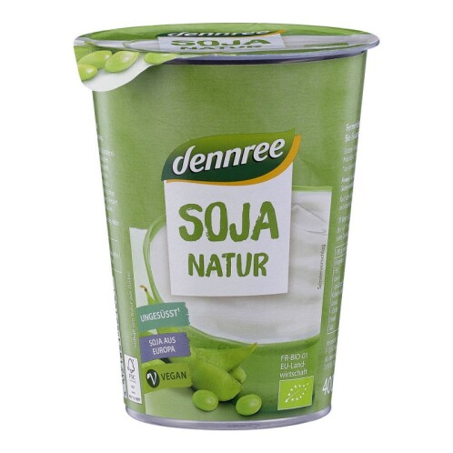 BIO Sójová alternativa jogurtu Dennree 400 g
