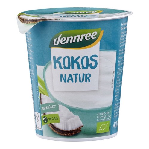 BIO Kokosová alternativa jogurtu Dennree 400 g