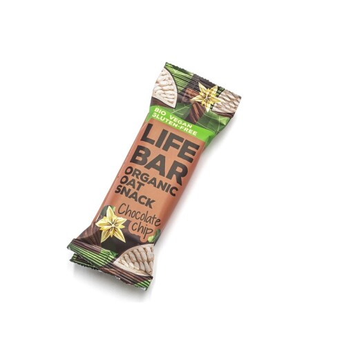 BIO Lifebar oat snack s kousky čokolády 40 g