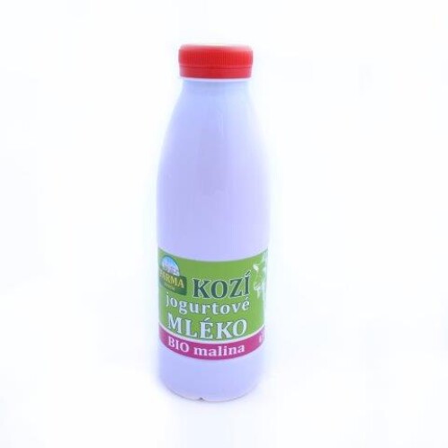 BIO Jogurtové mléko kozí ochucené malina 500 ml