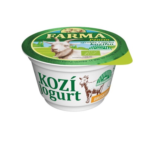 BIO Jogurt kozí ochucený broskev 150 g