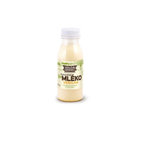 BIO Ochucené mléko vanilka 250 ml