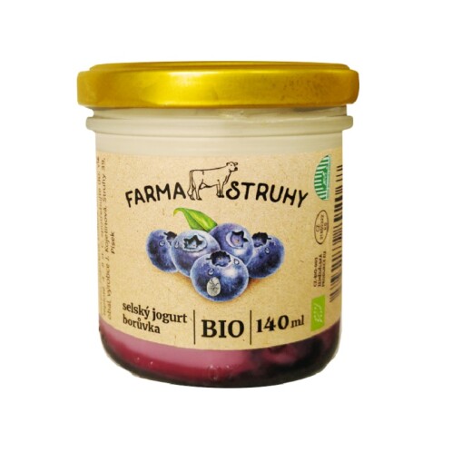 BIO Jogurt selský borůvka 140 g