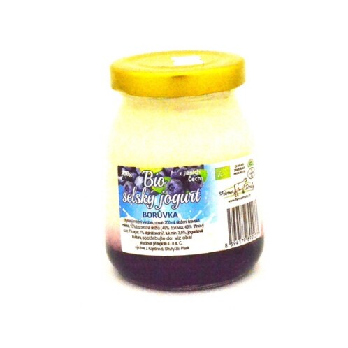 BIO Jogurt selský borůvka 200 g