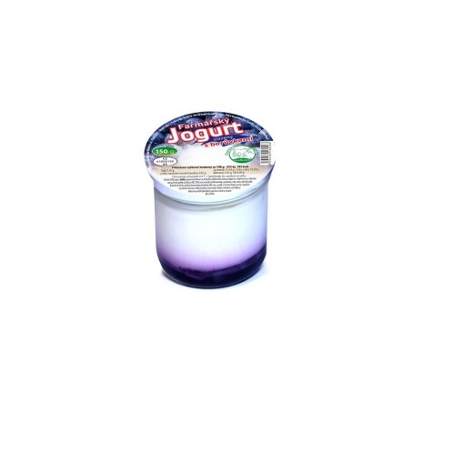 Farmářský jogurt s příchutí borůvka 150 g